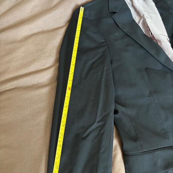 Hugo Boss Black Blazer Men's Sz 44L Virgin Wool Sport Coat Formal suit Jacket - Picture 11 of 11